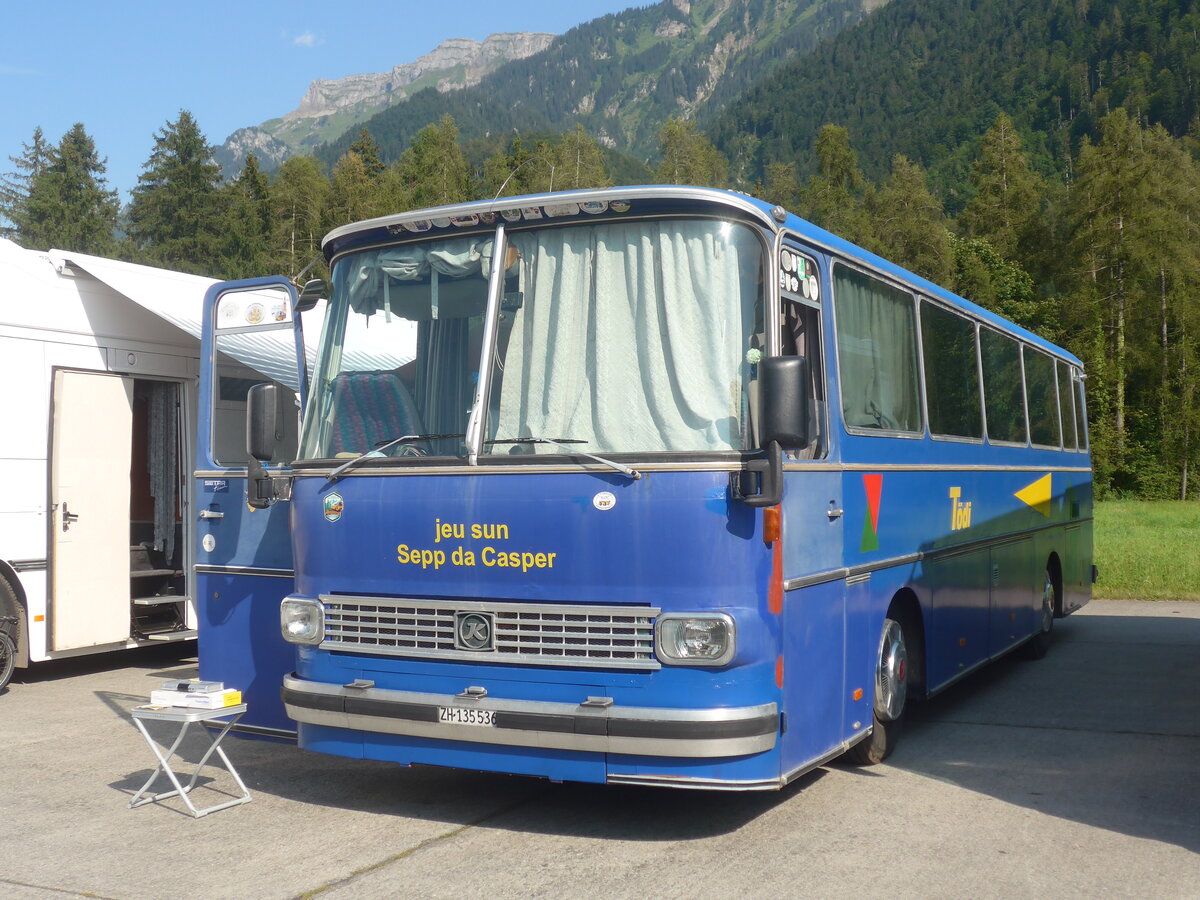 (227'489) - Camenisch, Dietlikon - ZH 135'536 - Setra am 21. August 2021 in Interlaken, Flugplatz