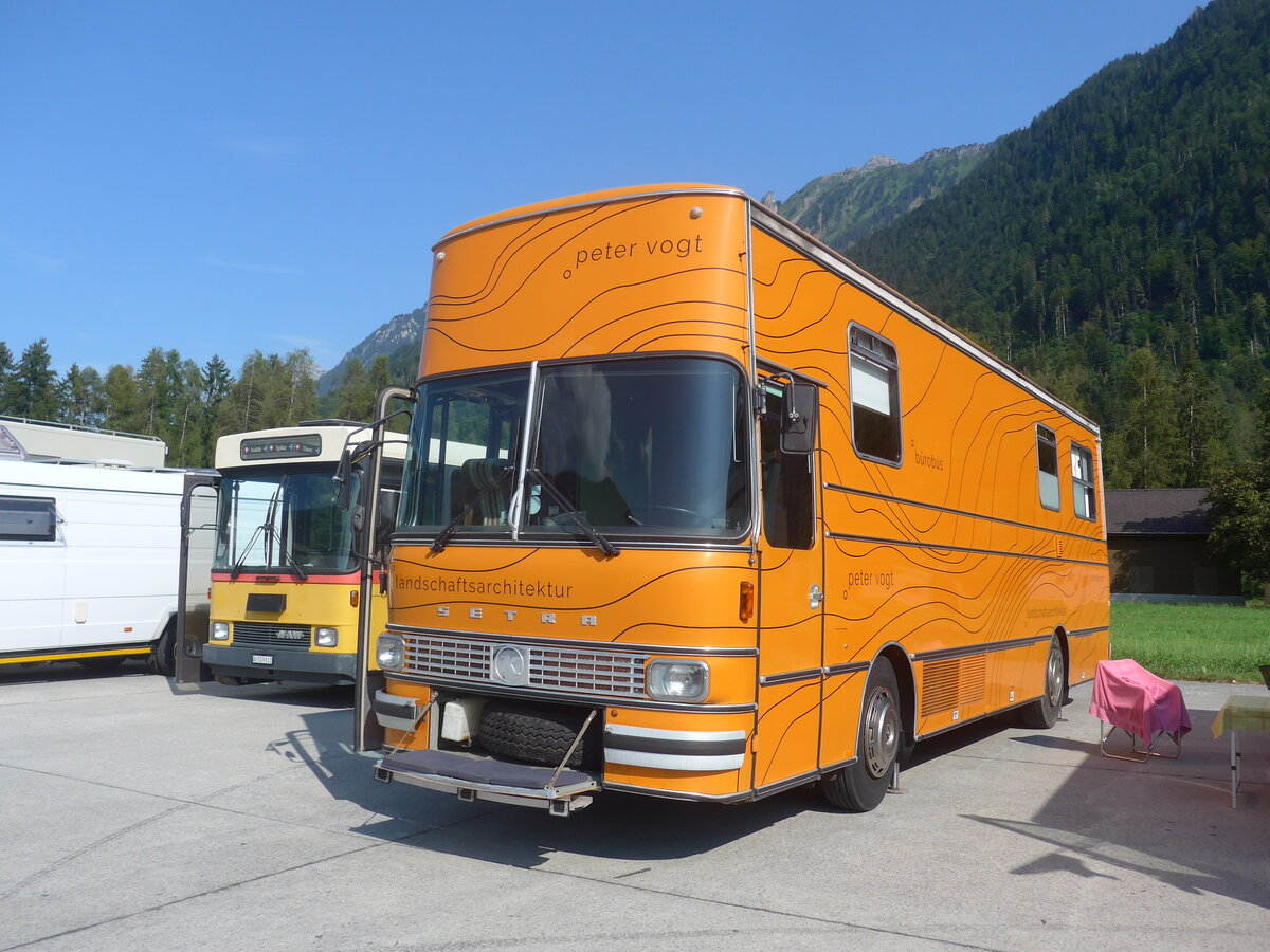 (227'494) - Aus Liechtenstein: Vogt, Vaduz - FL 2830 - Setra am 21. August 2021 in Interlaken, Flugplatz