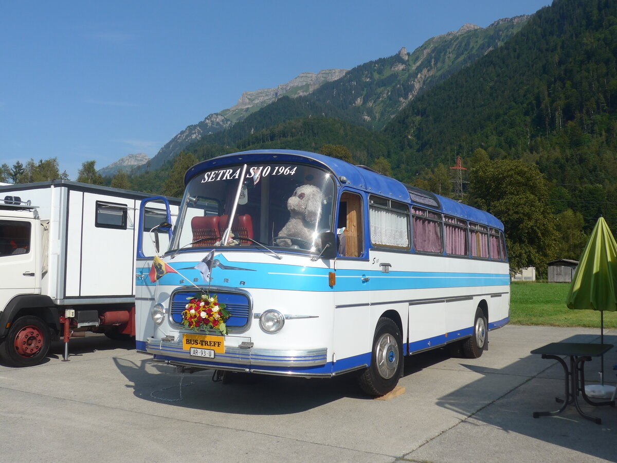 (227'497) - Niederer, Grub - AR 93 U - Setra am 21. August 2021 in Interlaken, Flugplatz