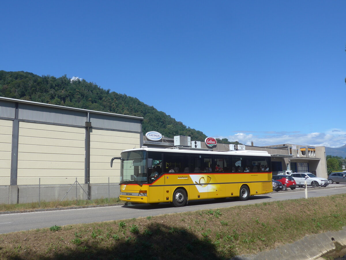 (227'677) - AutoPostale Ticino - Nr. 513/TI 215'368 - Setra (ex Nr. 530; ex Schera, Muggio) am 30. August 2021 in Barbengo, Sidema