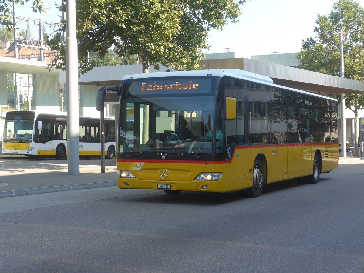 (227'723) - Rattin, Neuhausen - Nr. 284(12)/SH 412 - Mercedes am 4. September 2021 beim Bahnhof Schaffhausen