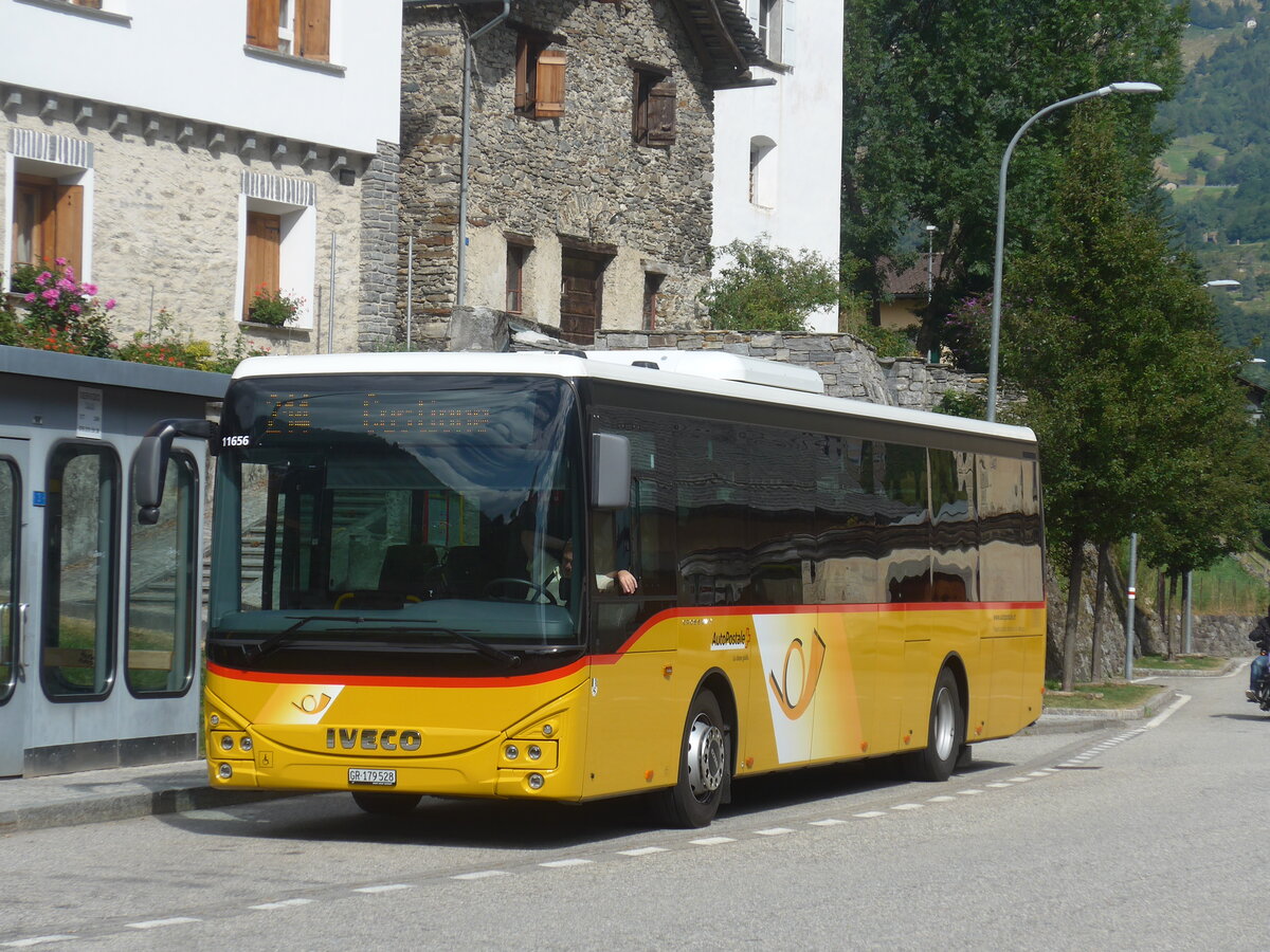 (227'934) - TpM, Mesocco - GR 179'528 - Iveco am 11. September 2021 in Mesocco, Stazione