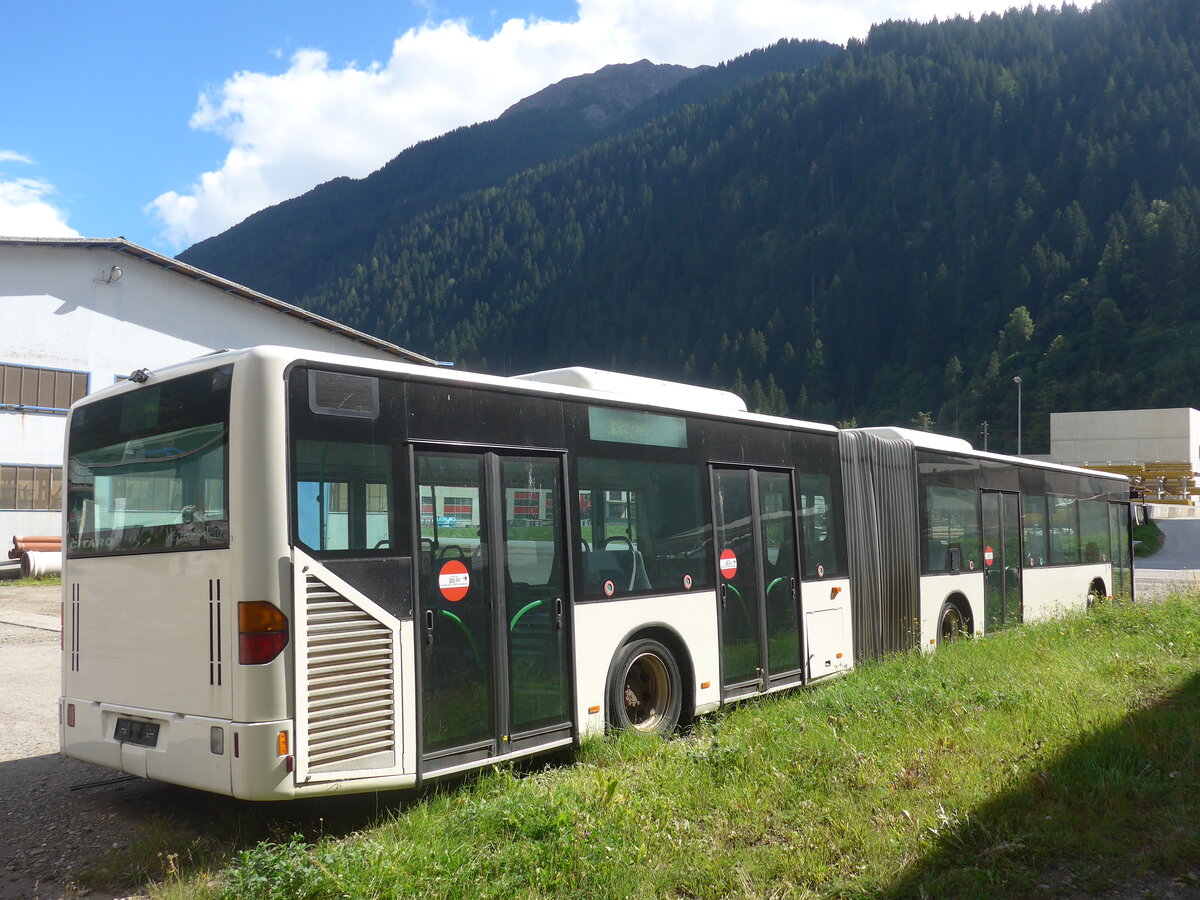 (227'965) - FART Locarno - Nr. 33 - Mercedes (ex SBC Chur Nr. 92; ex ARL Viganello Nr. 23; ex TPL Lugano Nr. 29) am 11. September 2021 in Piotta, Via Industrie