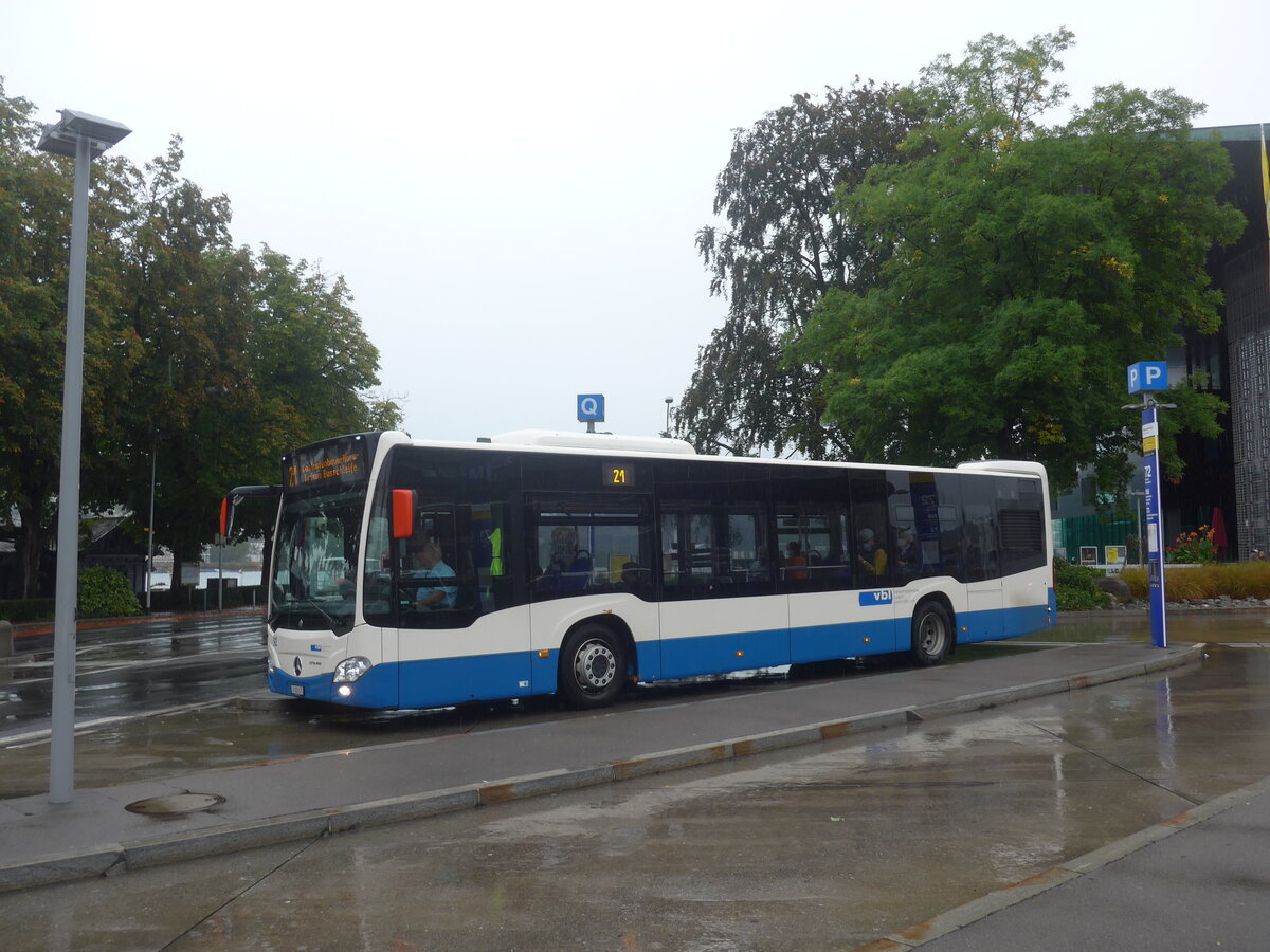 (228'181) - VBL Luzern - Nr. 92/LU 202'670 - Mercedes am 19. September 2021 beim Bahnhof Luzern