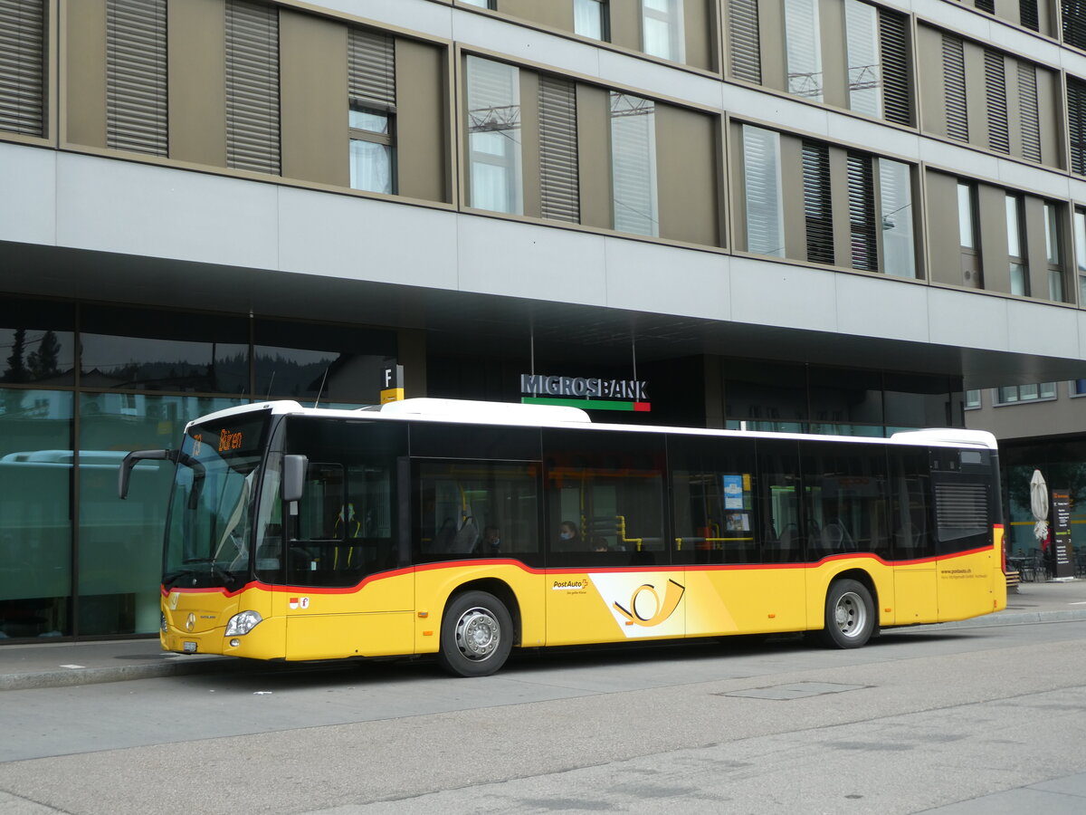 (228'995) - Wohlgemuth, Hochwald - SO 115'120 - Mercedes am 12. Oktober 2021 beim Bahnhof Liestal