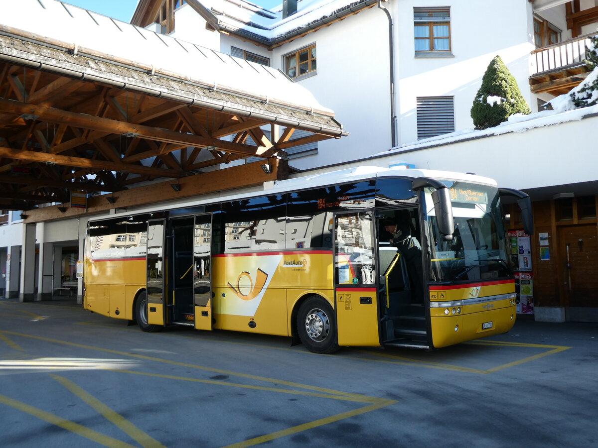 (229'998) - PostAuto Graubnden - GR 107'701 - Van Hool am 6. November 2021 in Lenzerheide, Post