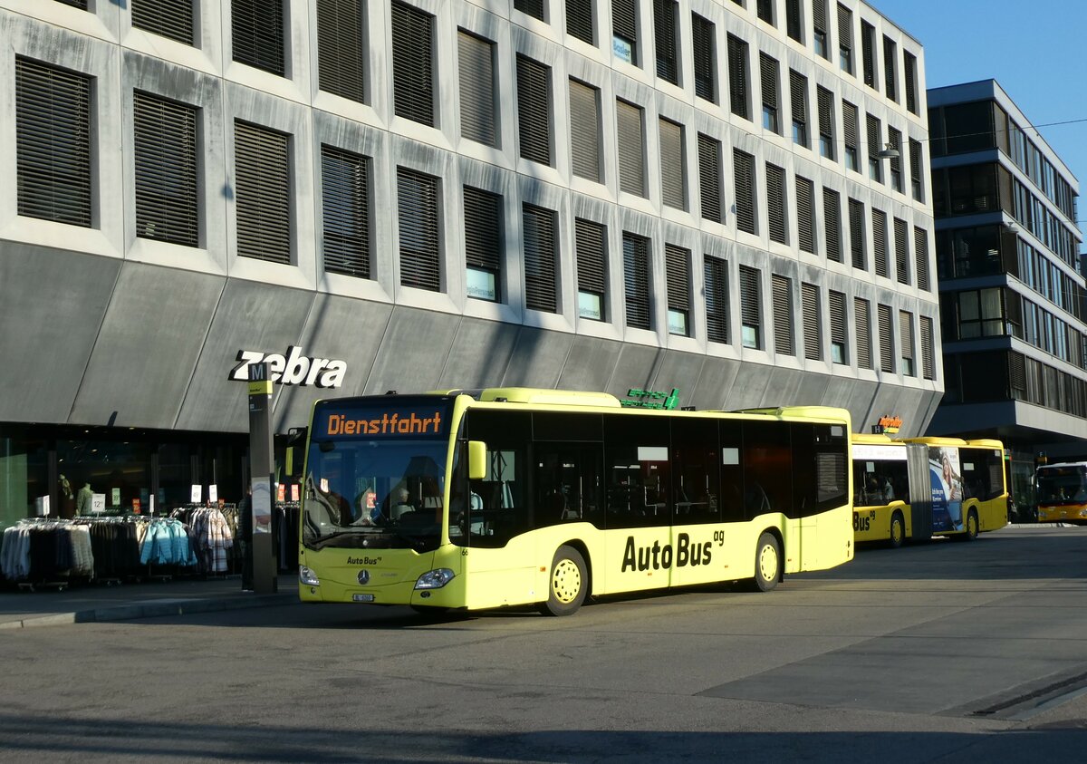 (230'273) - AAGL Liestal - Nr. 66/BL 6260 - Mercedes am 9. November 2021 beim Bahnhof Liestal