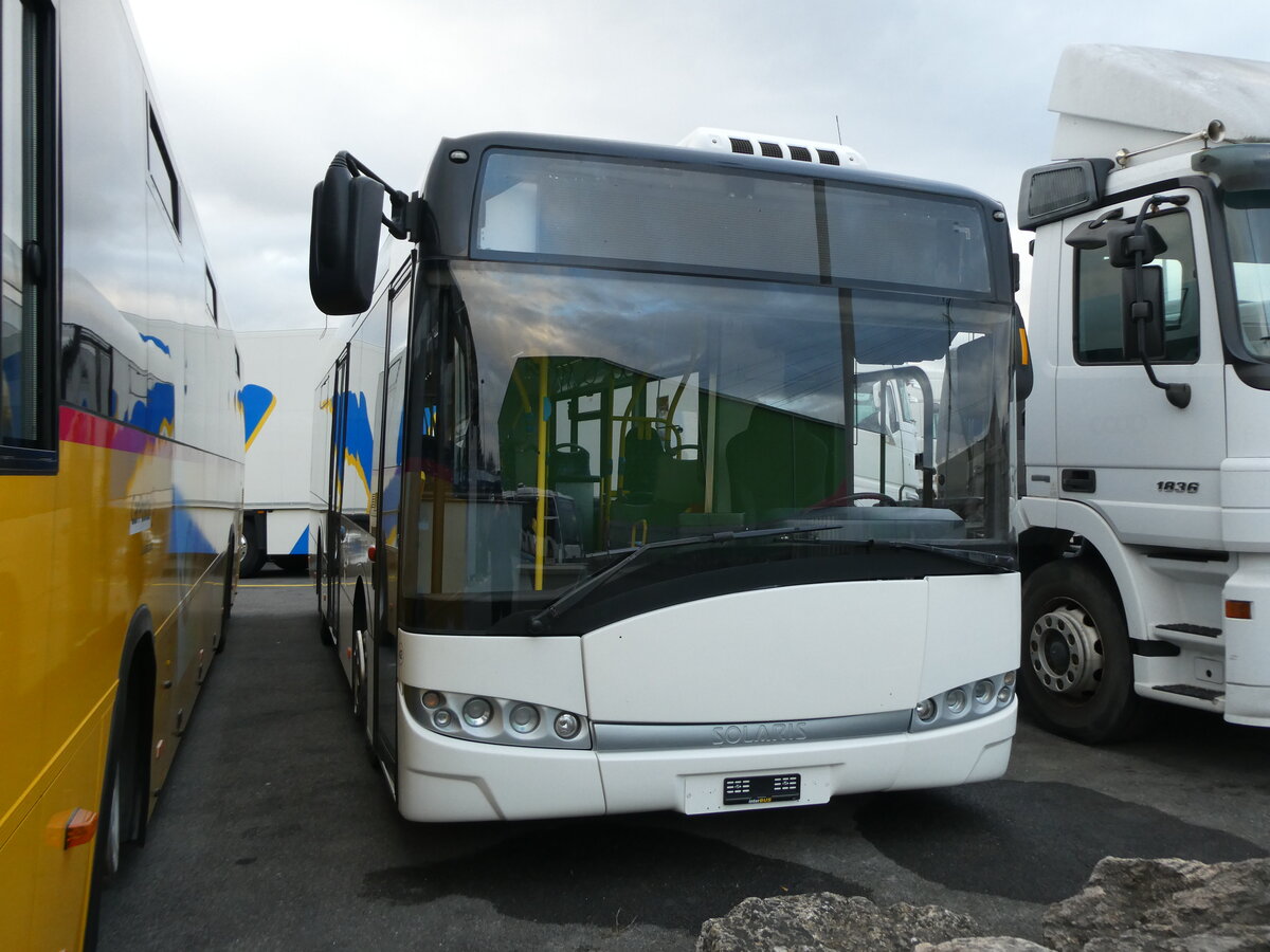 (230'719) - Interbus, Yverdon - Nr. 42 - Solaris (ex BRH ViaBus, D-Speyer; ex FirstGroup Rhein-Neckar, D-Speyer) am 13. November 2021 in Kerzers, Interbus