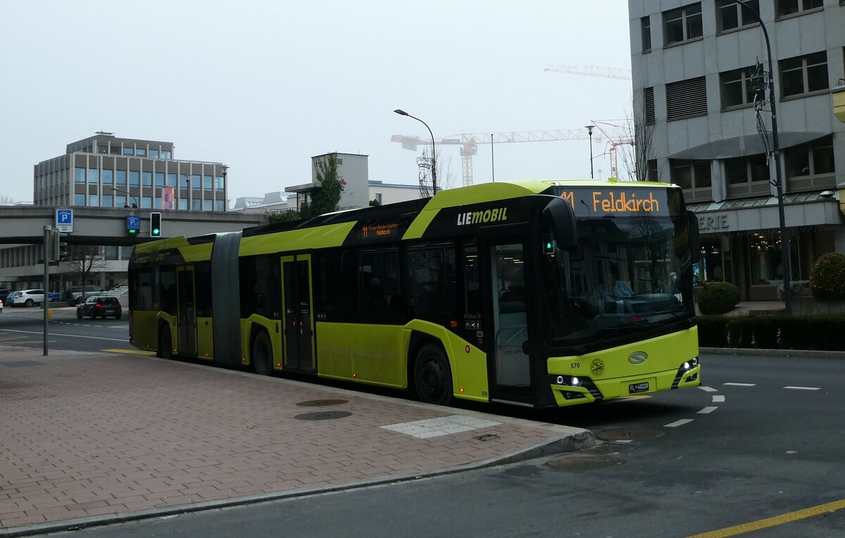 (231'322) - BOS PS Anstalt, Vaduz - Nr. 570/FL 40'238 - Solaris am 15. Dezember 2021 in Vaduz, Post