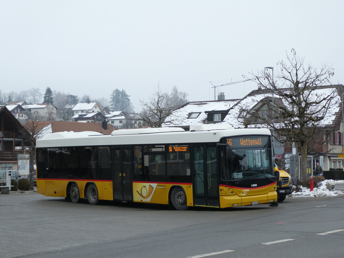 (231'405) - Engeloch, Riggisberg - Nr. 18/BE 704'610 - Scania/Hess am 17. Dezember 2021 in Riggisberg, Dorf