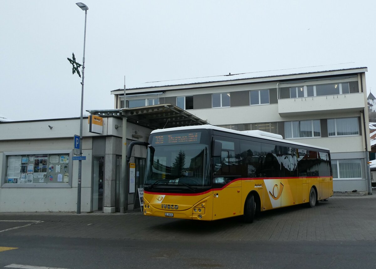 (231'427) - Engeloch, Riggisberg - Nr. 13/BE 98'334 - Iveco am 17. Dezember 2021 in Riggisberg, Post