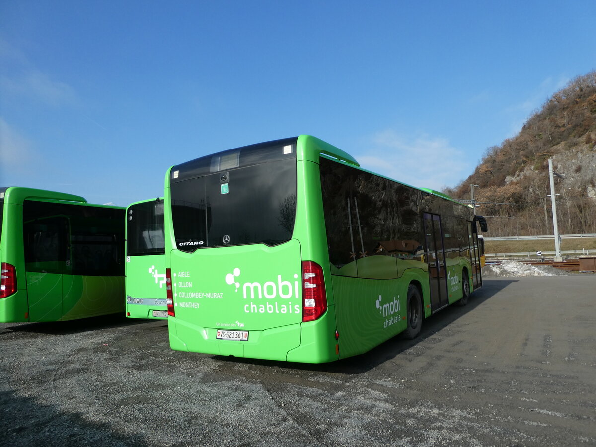 (231'463) - TPC Aigle - Nr. 658/VS 521'361 - Mercedes (ex Lufthansa, D-Frankfurt; ex EvoBus, D-Mannheim) am 18. Dezember 2021 in Aigle, Dpt