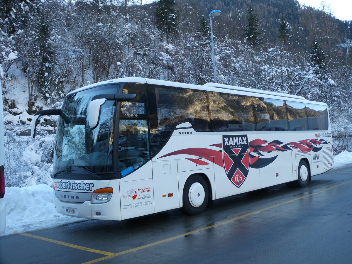 (231'493) - Jean-Louis, Ftigny - Nr. 45/NE 142'435 - Setra am 18. Dezember 2021 beim Bahnhof Le Chble