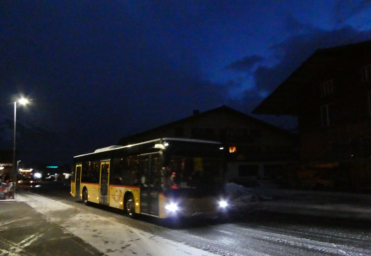 (231'785) - Wyss, Boningen - Nr. 67/SO 20'476 - MAN am 9. Januar 2022 beim Bahnhof Frutigen