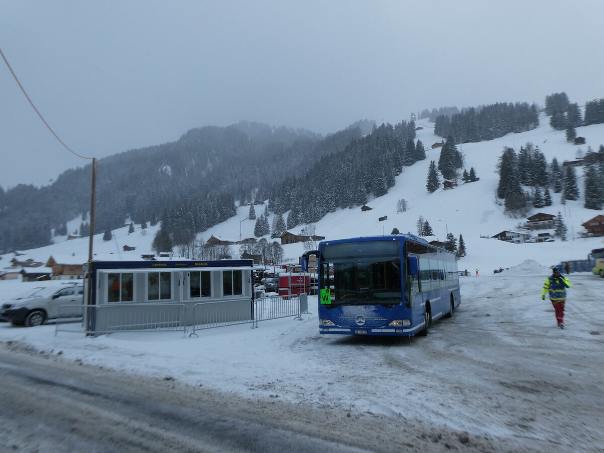 (231'857) - Tritten, Zweisimmen - BE 26'971 - Mercedes (ex BE 633'034; ex AFA Adelboden Nr. 94) am 9. Januar 2022 in Adelboden, Weltcup