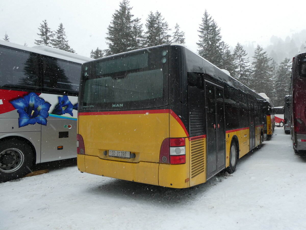 (231'904) - Wyss, Boningen - Nr. 65/SO 21'793 - MAN am 9. Januar 2022 in Adelboden, Unter dem Birg