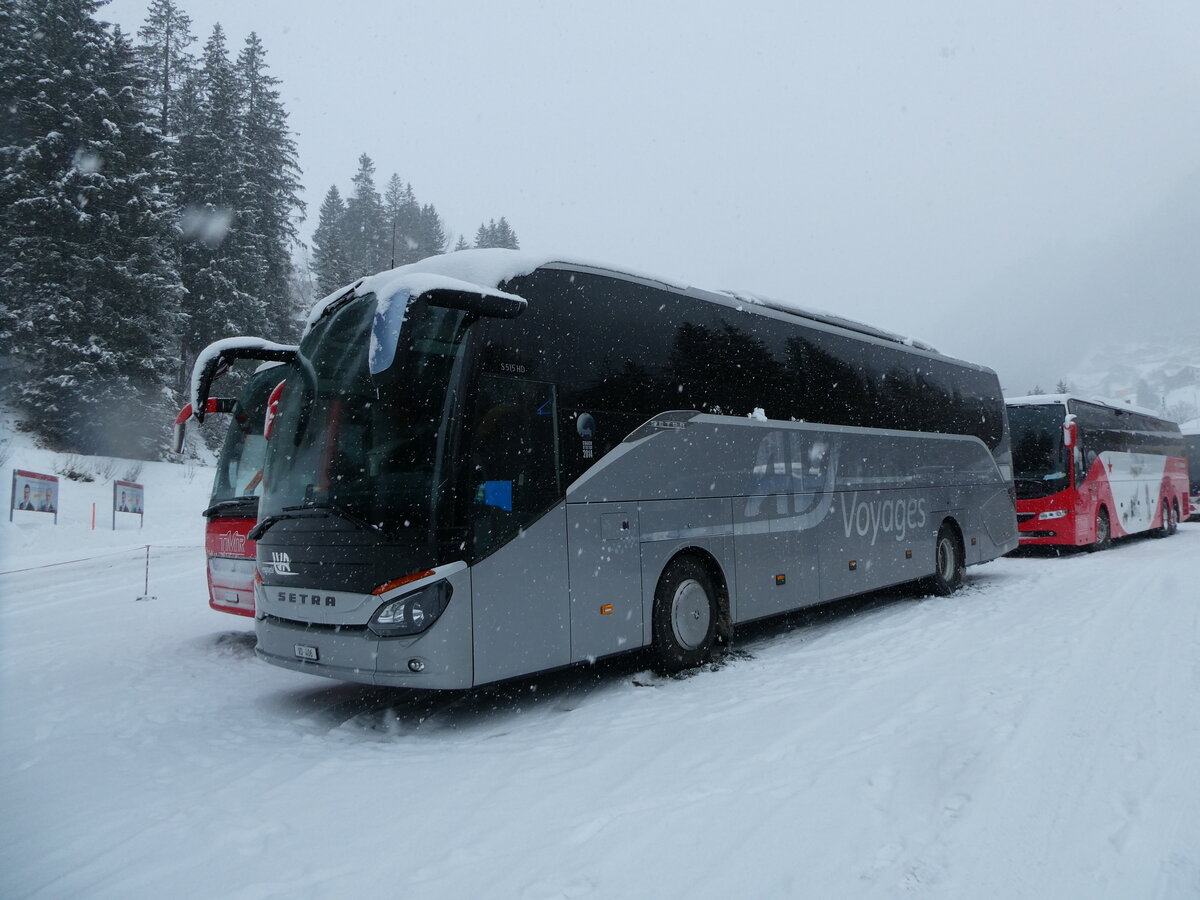 (231'932) - AVJ Lex Bioux - VD 406 - Setra am 9. Januar 2022 in Adelboden, ASB