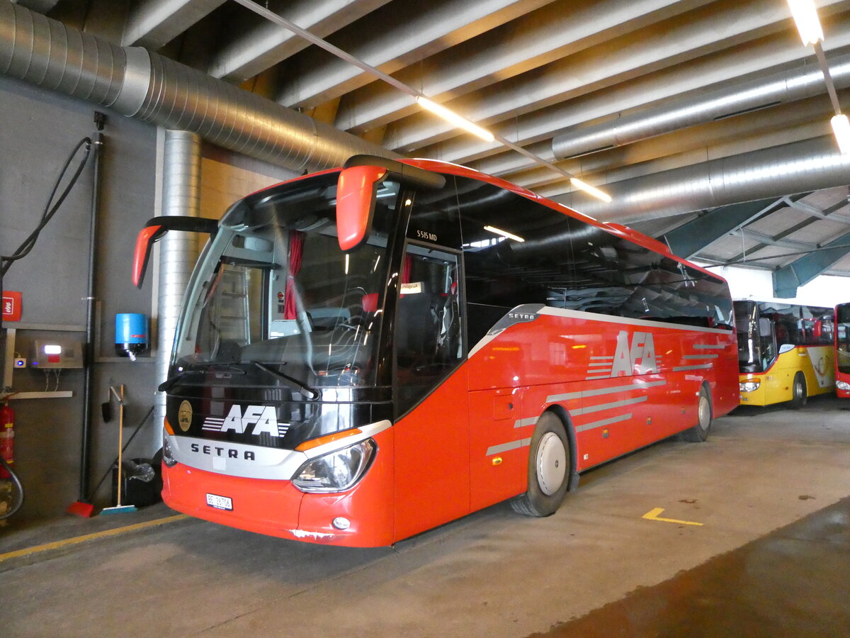 (231'943) - AFA Adelboden - Nr. 25/BE 26'706 - Setra am 9. Januar 2022 in Adelboden, Busstation