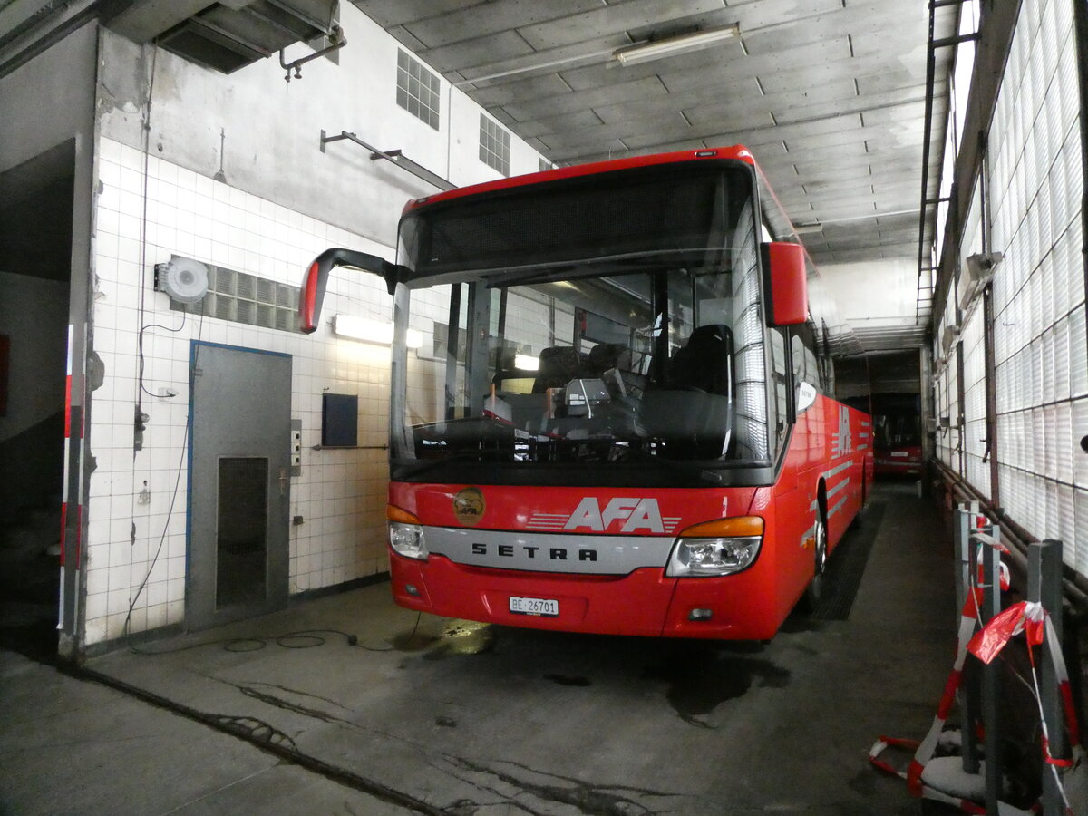 (231'954) - AFA Adelboden - Nr. 24/BE 26'701 - Setra am 9. Januar 2022 in Adelboden, Busstation