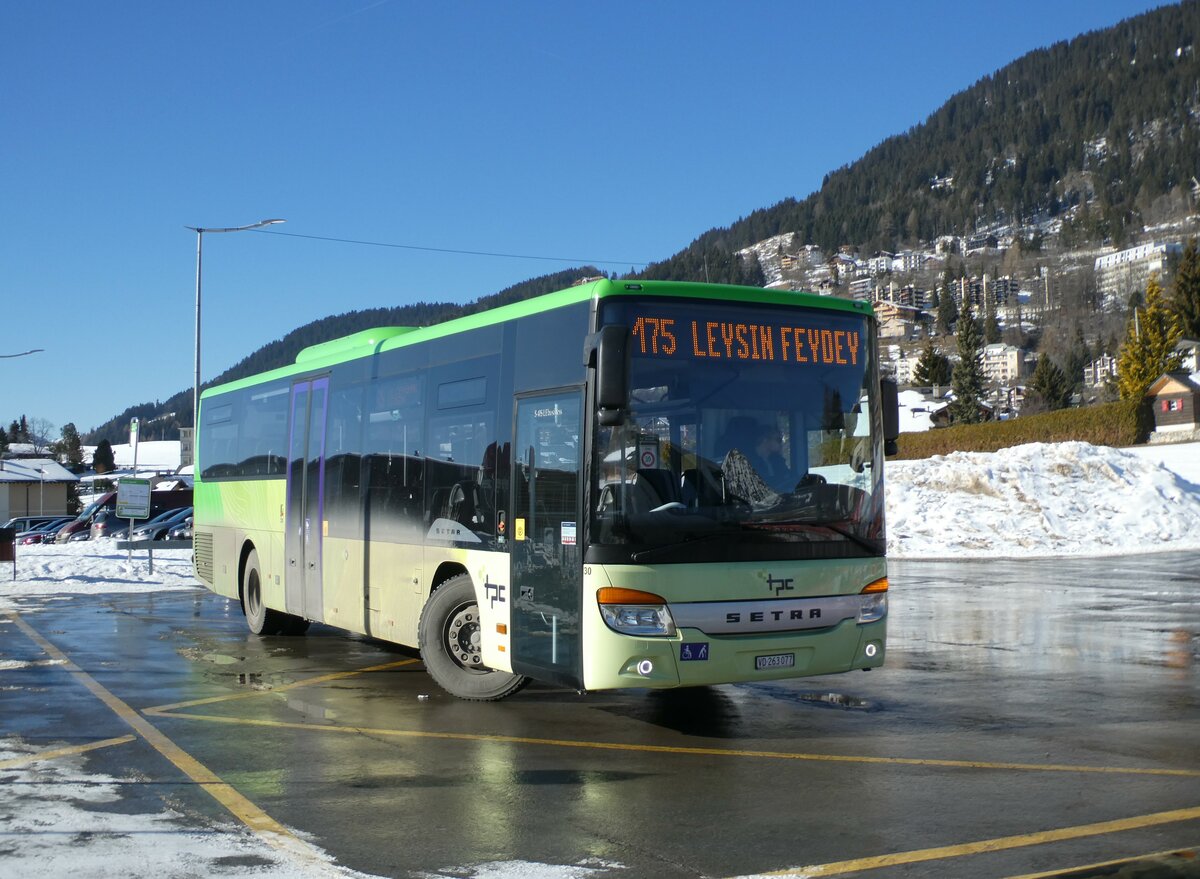 (232'279) - TPC Aigle - Nr. 30/VD 263'077 - Setra (ex Volnbusz, H-Budapest) am 22. Januar 2022 in Leysin, Centre sportif