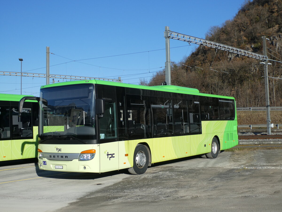 (232'332) - TPC Aigle - Nr. 34/VD 264'510 - Setra (ex Volnbusz, H-Budapest) am 23. Januar 2022 in Aigle, Dpt