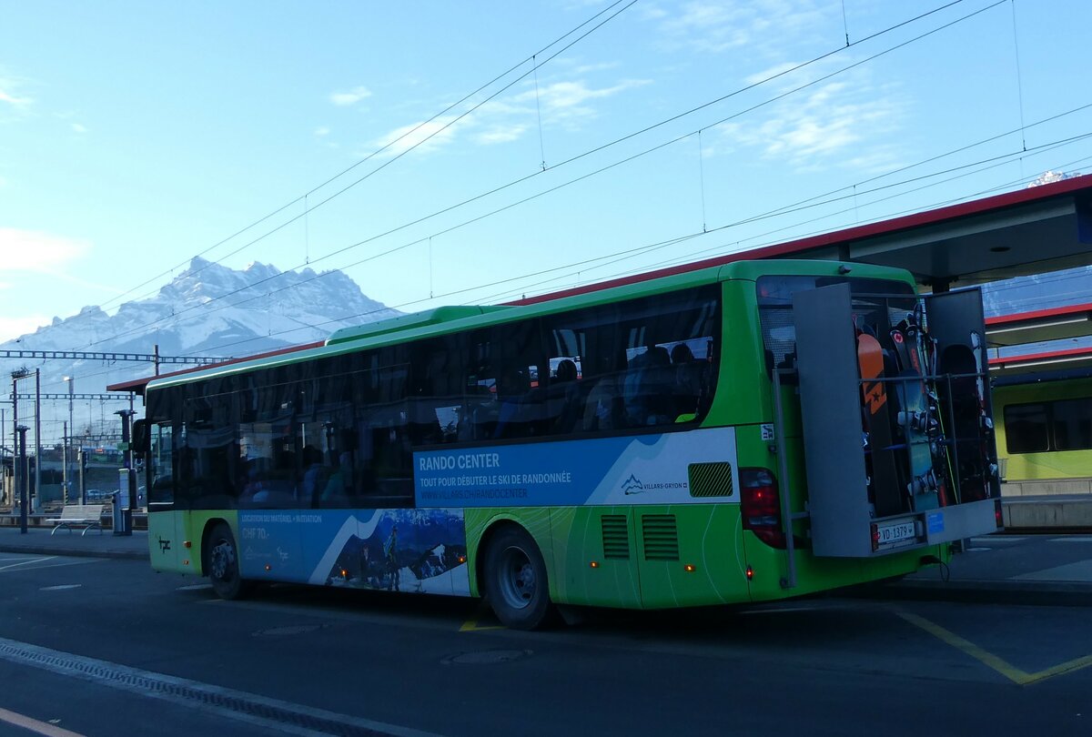 (232'443) - TPC Aigle - Nr. 25/VD 1379 - Setra (ex Volnbusz, H-Budapest) am 29. Januar 2022 beim Bahnhof Aigle