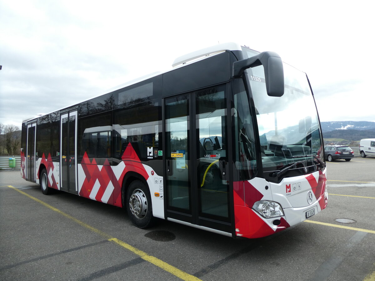 (232'647) - CarPostal Ouest - JU 52'439 - Mercedes am 6. Februar 2022 in Develier, Parkplatz