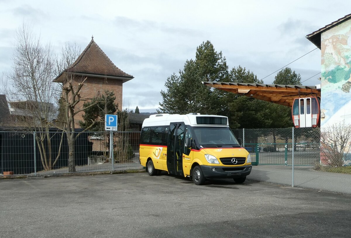 (232'673) - PostAuto Nordschweiz - (BL 131'579) - Mercedes am 6. Februar 2022 in Laufen, Garage