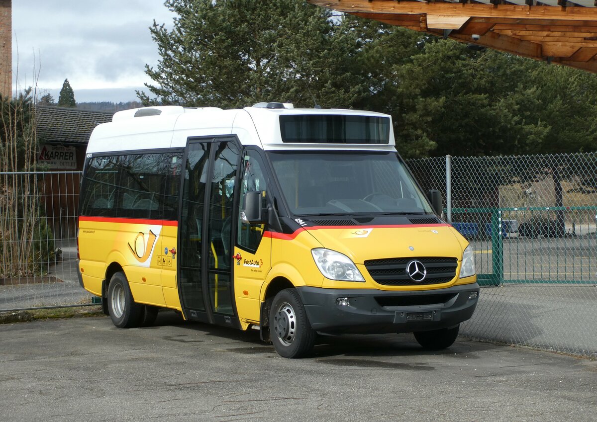 (232'674) - PostAuto Nordschweiz - (BL 131'579) - Mercedes am 6. Februar 2022 in Laufen, Garage