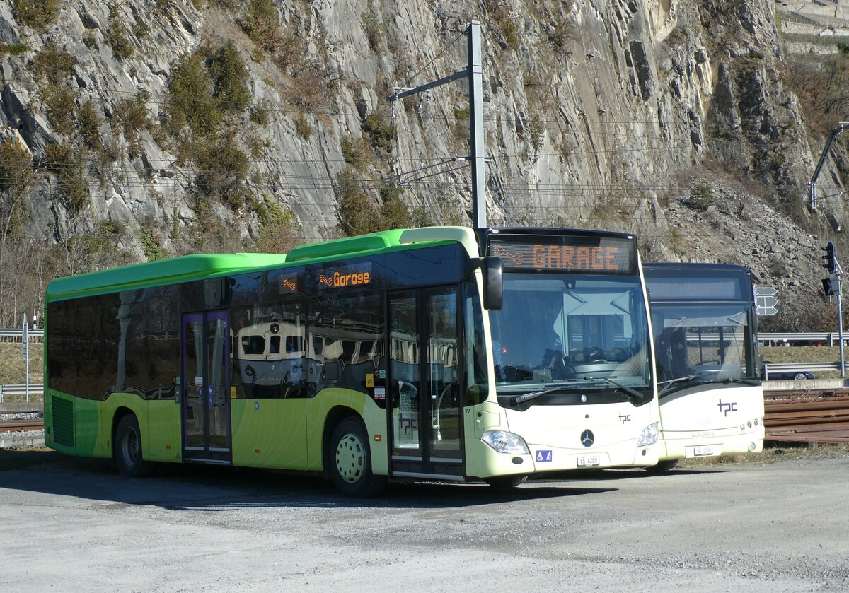 (233'170) - TPC Aigle - Nr. 22/VD 4209 - Mercedes (ex Mller, D-Biblis) am 26. Februar 2022 in Aigle, Dpt