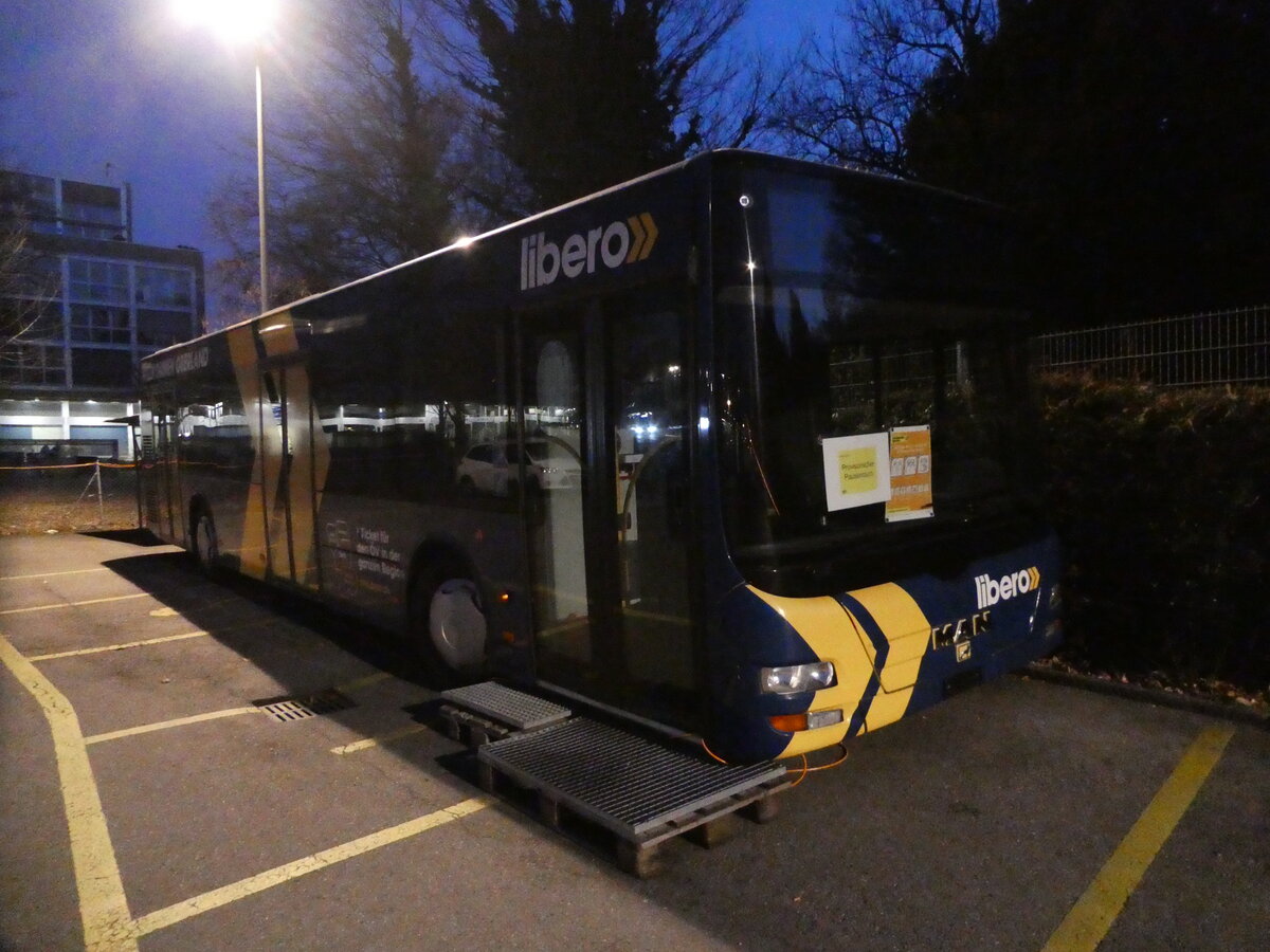 (233'503) - STI Thun - Nr. 128 - MAN am 8. Mrz 2022 bei der Schifflndte Thun