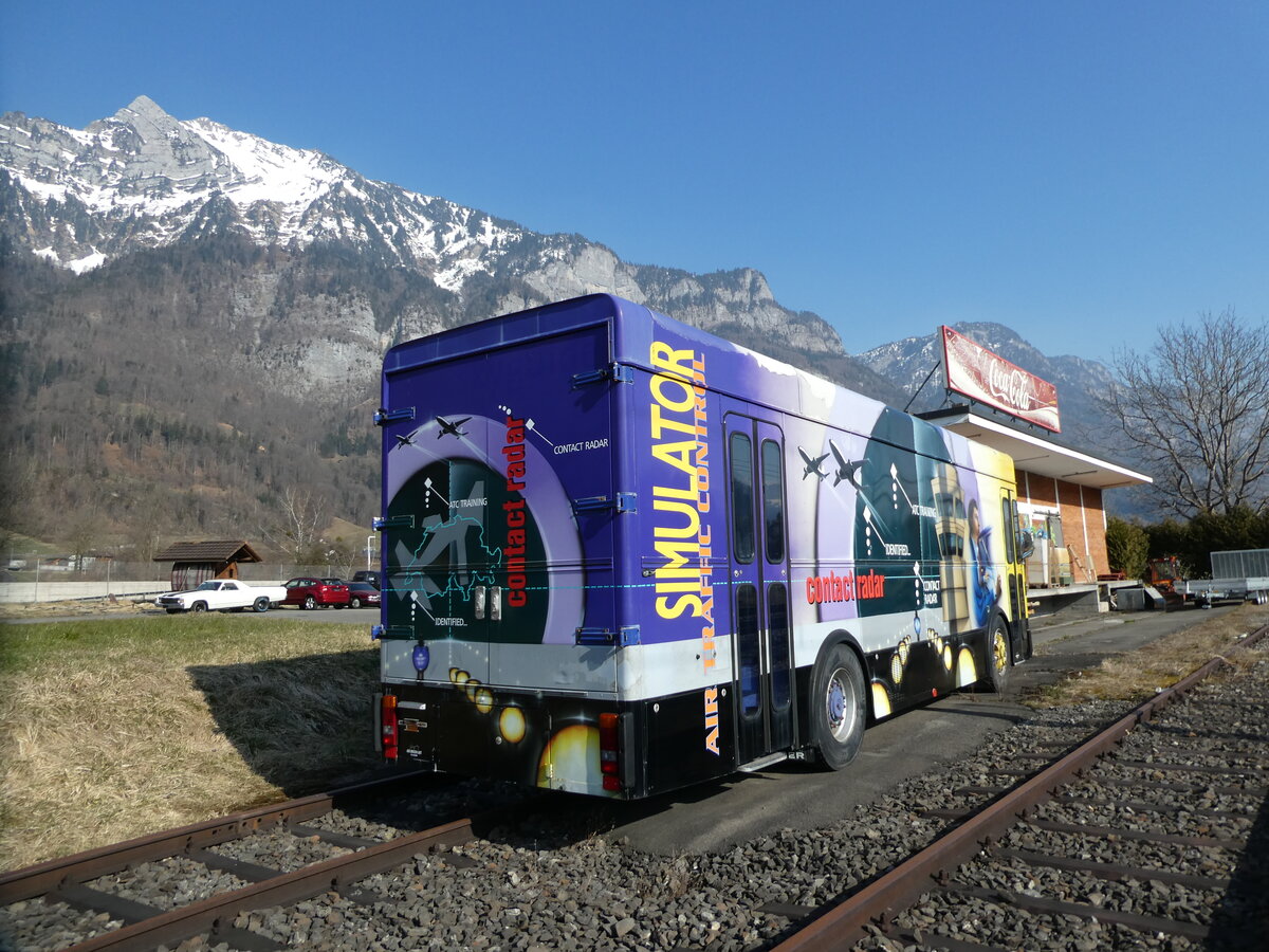 (233'573) - ??? - Saurer am 8. Mrz 2022 in Walenstadt, Sarganserstrasse (Chassis-Nr. 50'438)