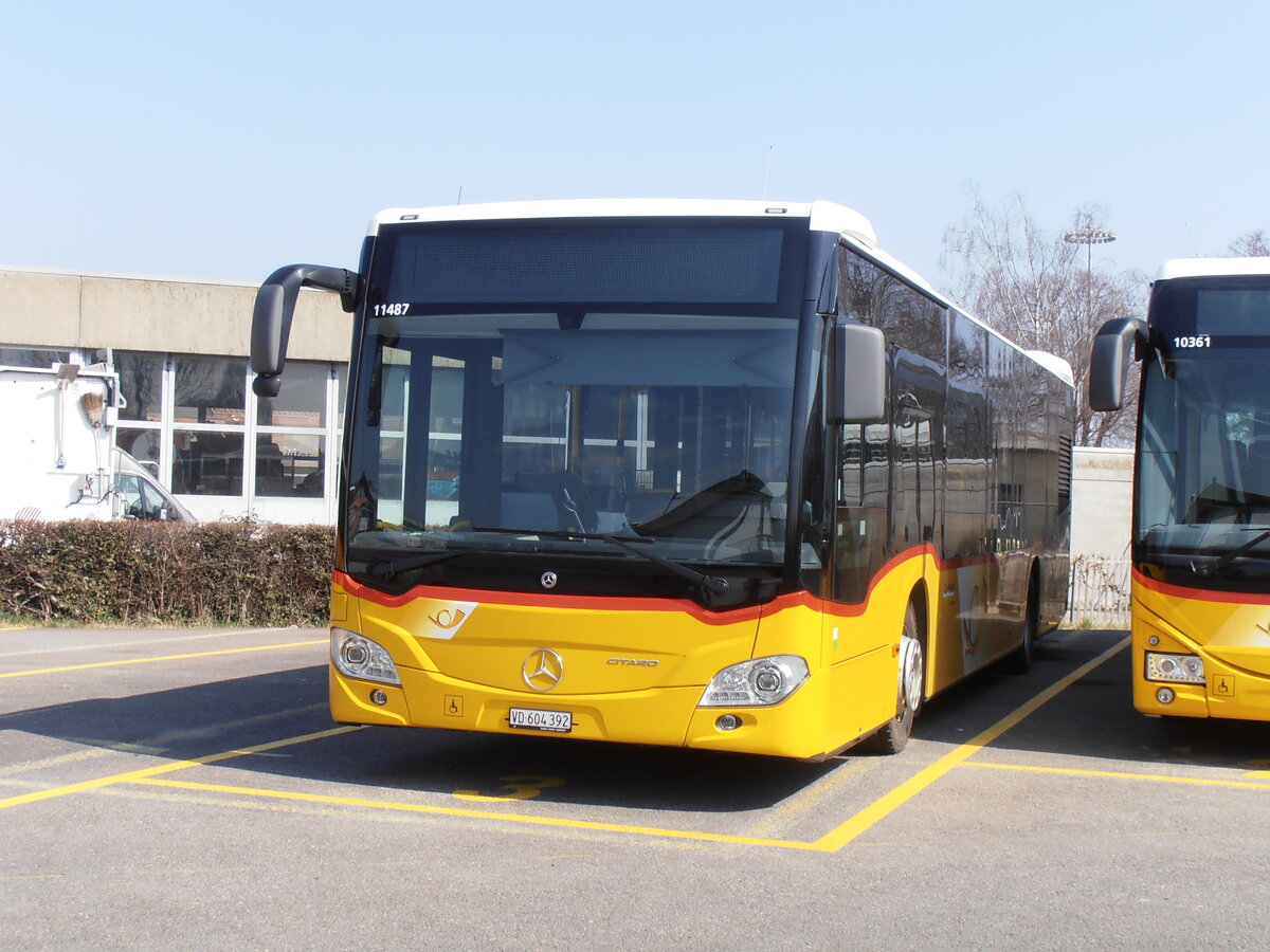 (234'031) - CarPostal Ouest - VD 604'392 - Mercedes am 20. Mrz 2022 in Yverdon, Garage