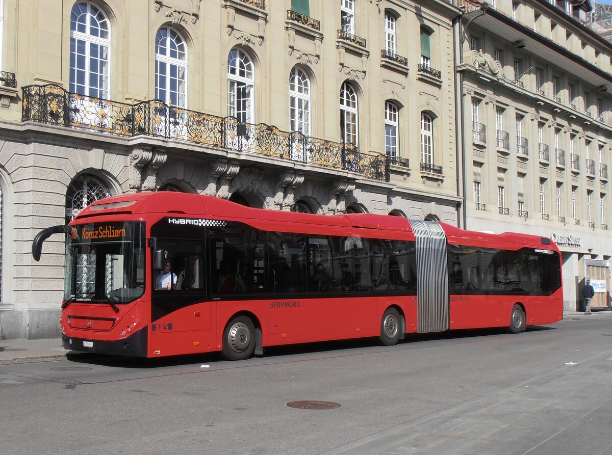 (234'120) - Bernmobil, Bern - Nr. 885/BE 832'885 - Volvo am 28. Mrz 2022 in Bern, Bundesplatz