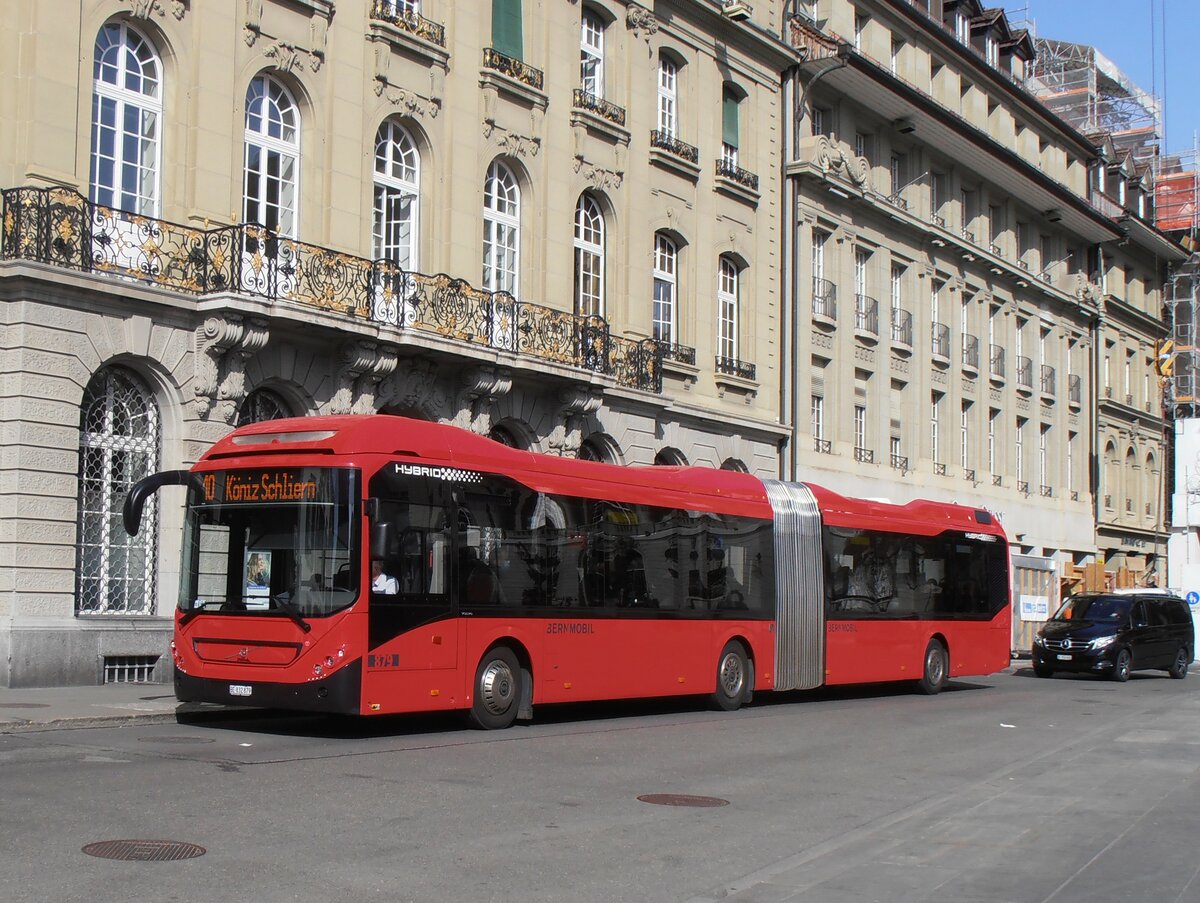 (234'124) - Bernmobil, Bern - Nr. 879/BE 832'879 - Volvo am 28. Mrz 2022 in Bern, Bundesplatz