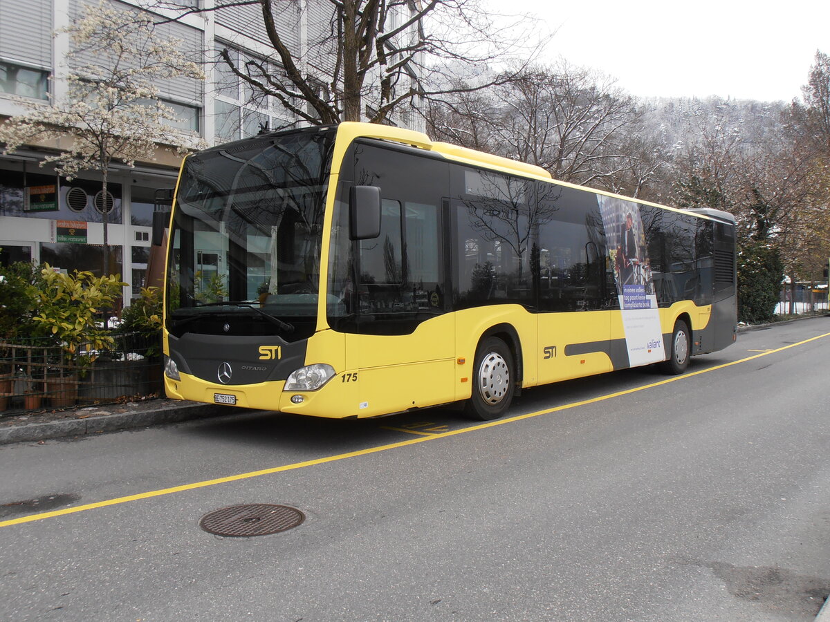 (234'192) - STI Thun - Nr. 175/BE 752'175 - Mercedes am 3. April 2022 bei der Schifflndte Thun