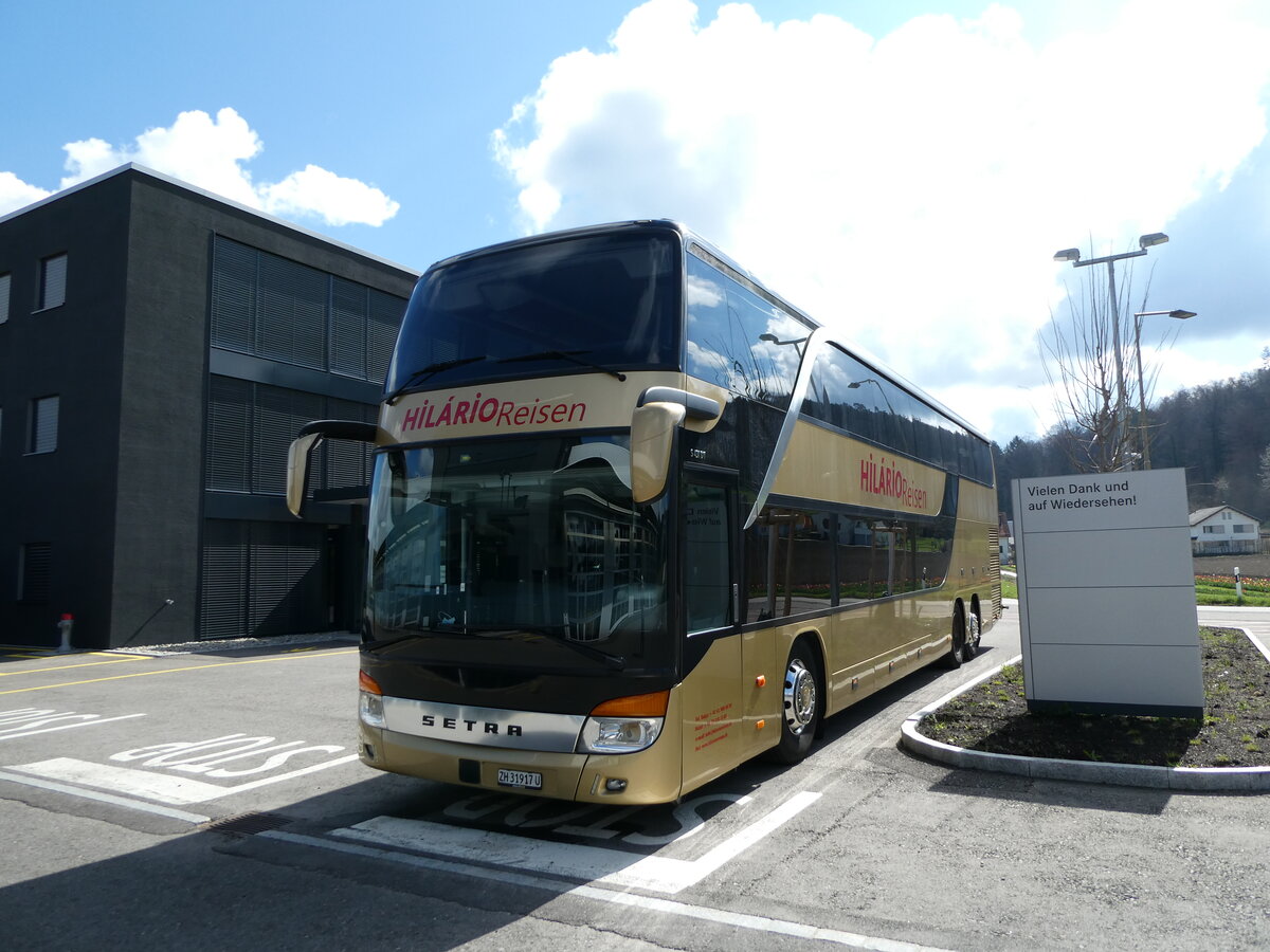 (234'305) - Hilrio, Schtz - ZH 31'917 U - Setra am 10. April 2022 in Winterthur, EvoBus