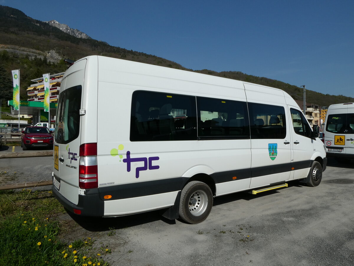 (234'550) - TPC Aigle - Nr. 204/VS 428'096 - Mercedes am 15. April 2022 in Monthey, Garage