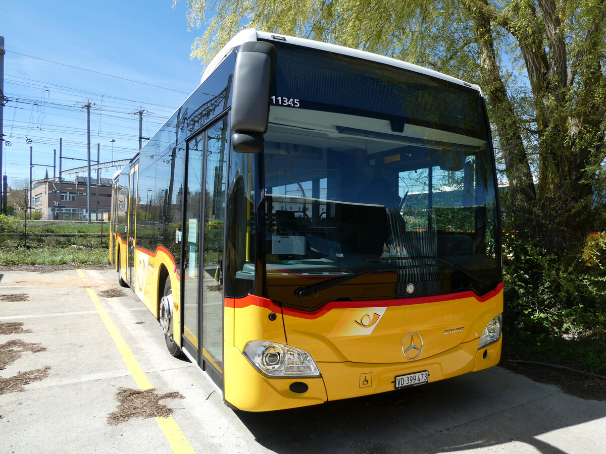 (234'741) - AVJ Les Bioux - VD 399'473 - Mercedes am 18. April 2022 in Yverdon, Postgarage