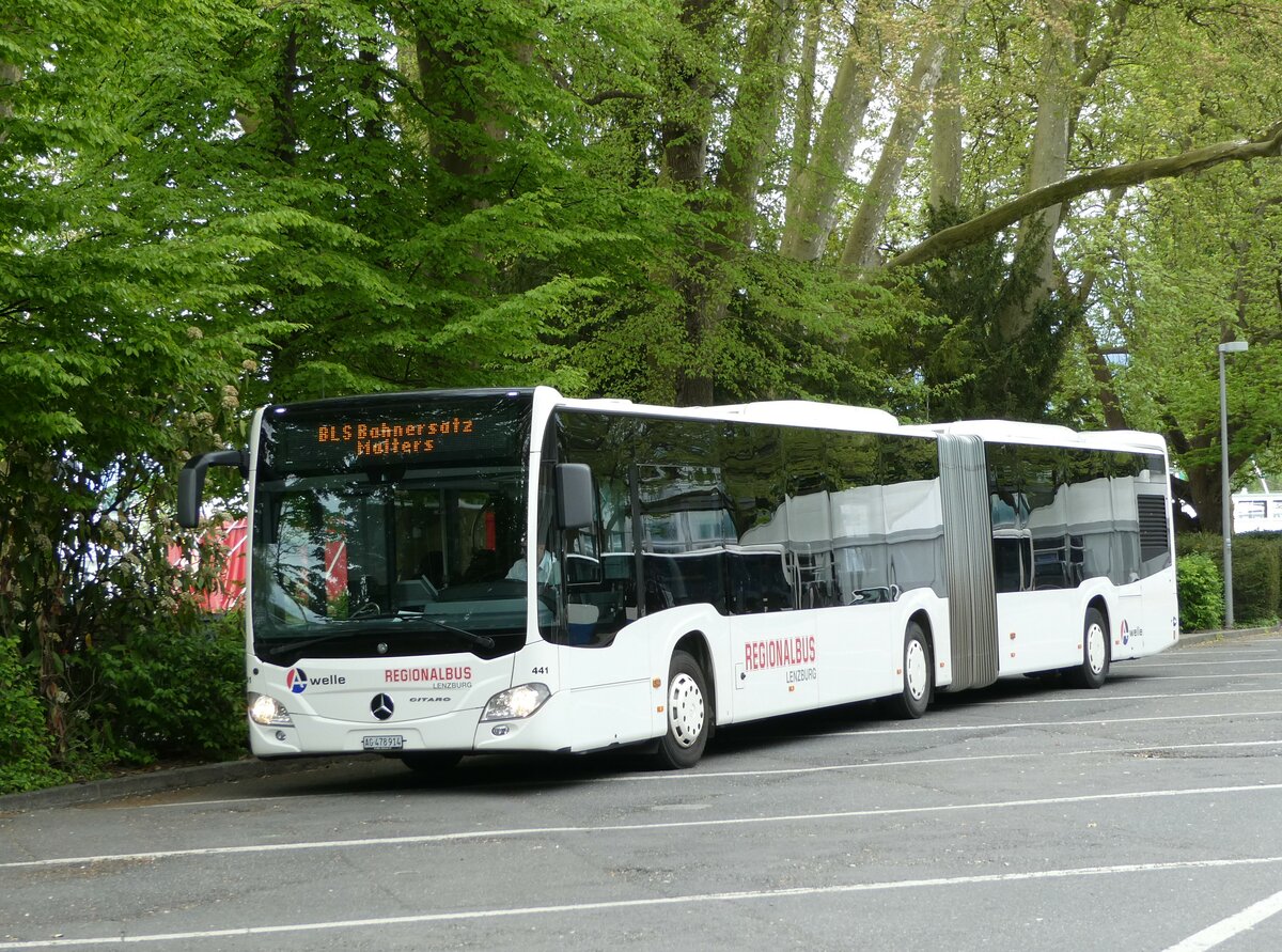 (235'221) - Knecht, Windisch - Nr. 441/AG 478'914 - Mercedes am 4. Mai 2022 in Luzern, Inseli-P