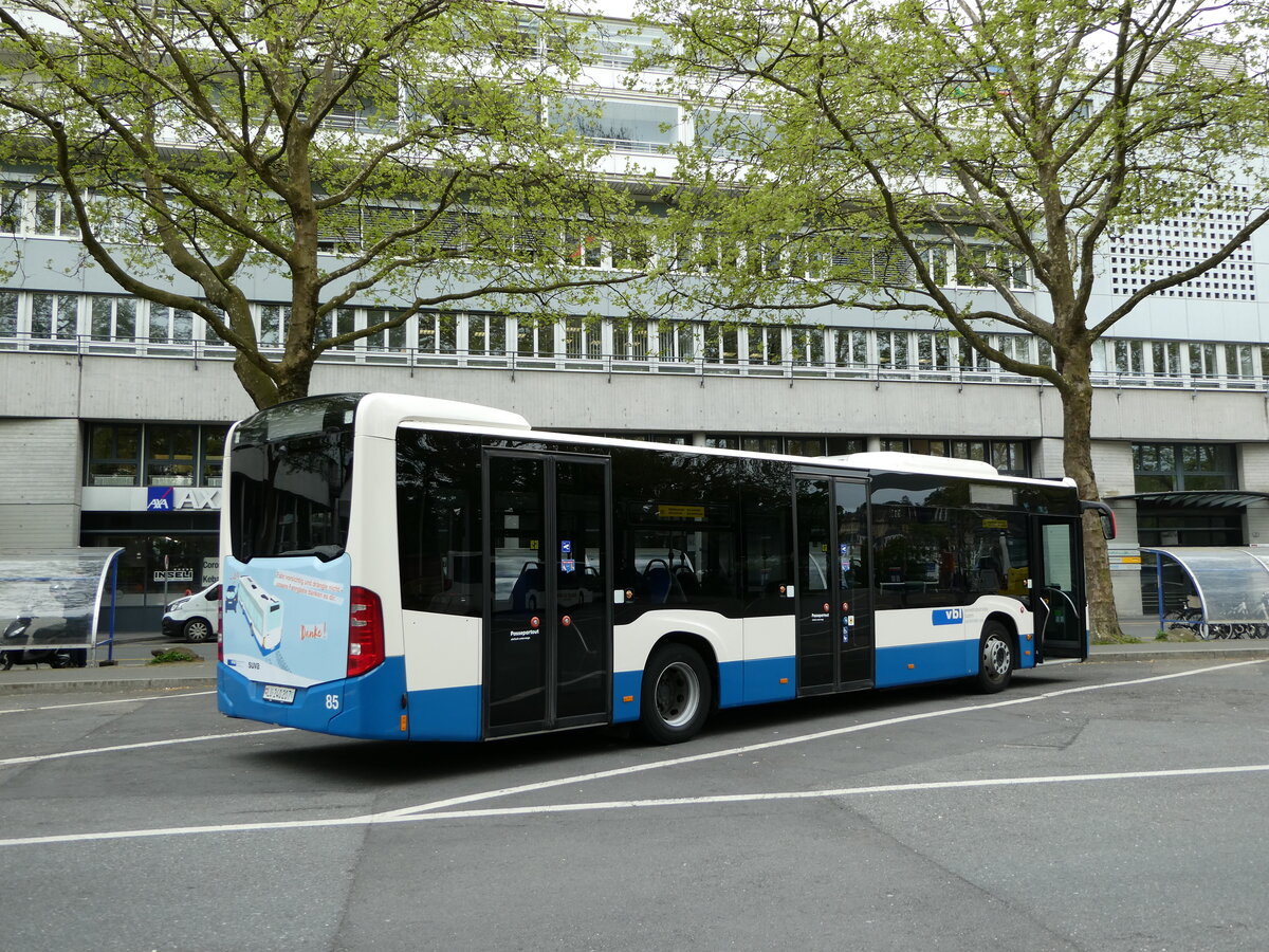 (235'225) - VBL Luzern - Nr. 85/LU 240'207 - Mercedes am 4. Mai 2022 in Luzern, Inseli-P
