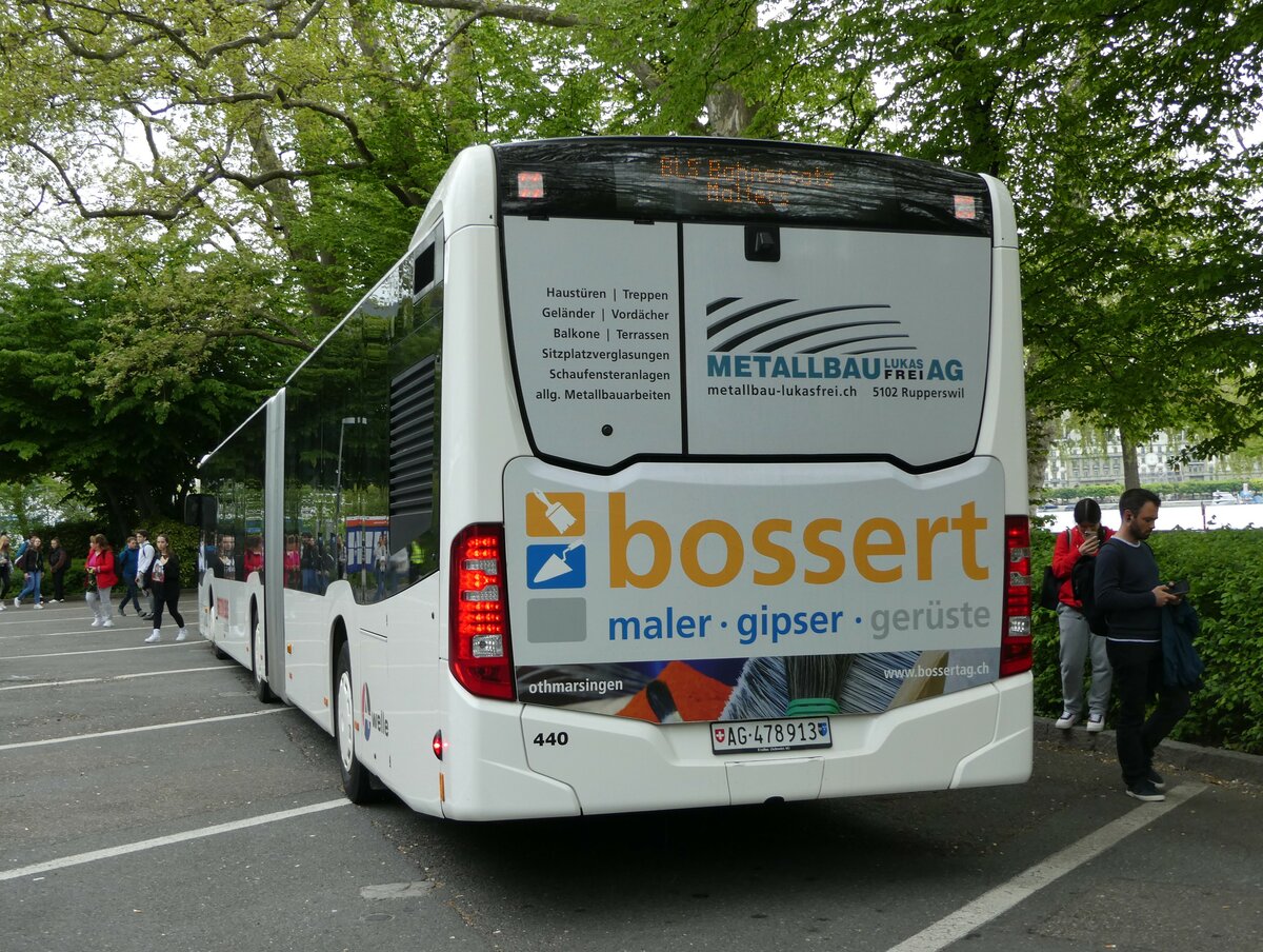 (235'235) - Knecht, Windisch - Nr. 440/AG 478'913 - Mercedes am 4. Mai 2022 in Luzern, Inseli-P