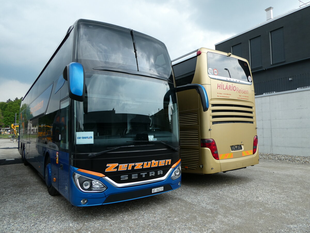 (235'425) - Zerzuben, Visp-Eyholz - Nr. 20/VS 64'233 - Setra am 7. Mai 2022 in Winterthur, EvoBus