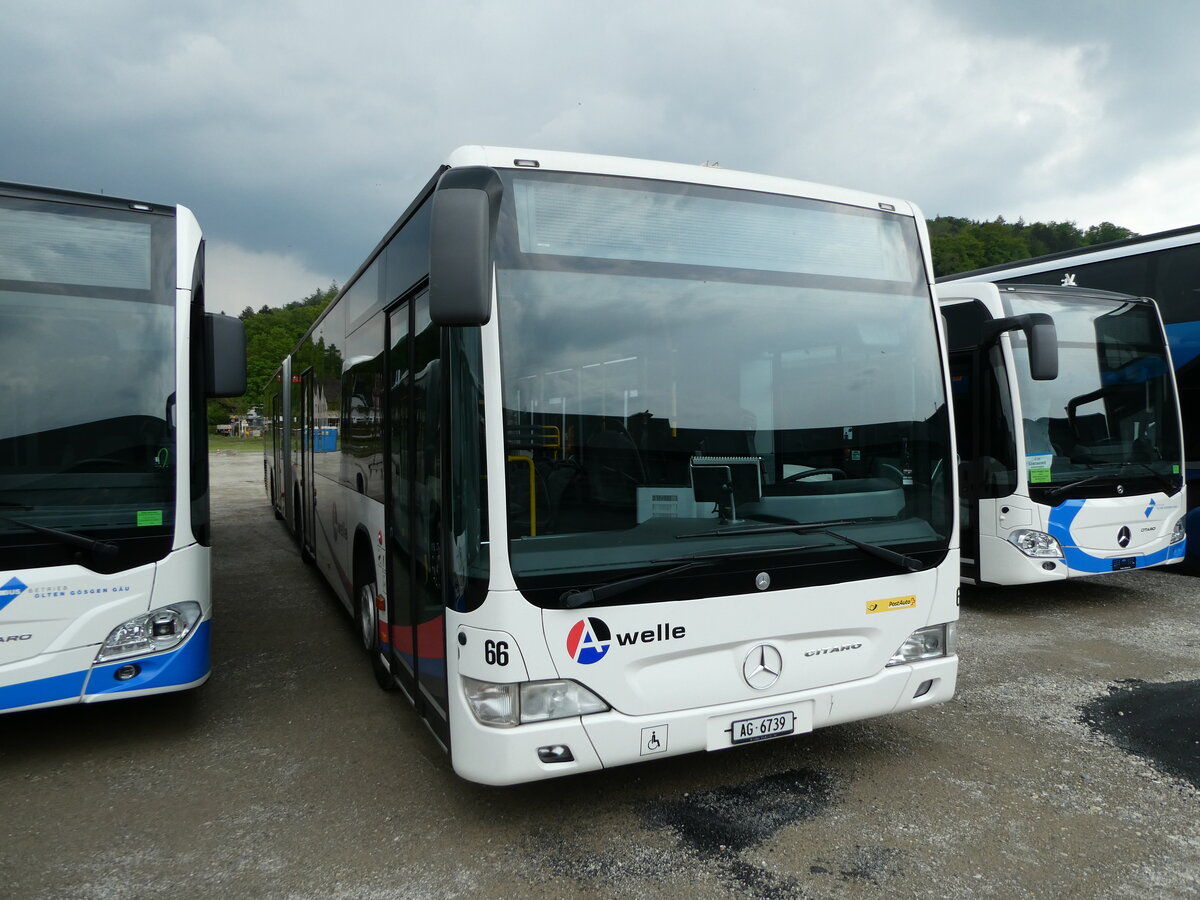 (235'427) - Steffen, Remetschwil - Nr. 66/AG 6739 - Mercedes am 7. Mai 2022 in Winterthur, EvoBus