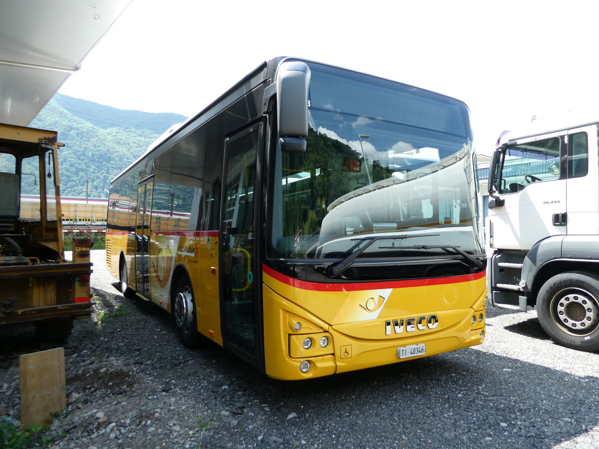 (236'355) - Merzaghi, Maroggia - TI 40'346 - Iveco am 26. Mai 2022 in Maroggia, Neue Garage