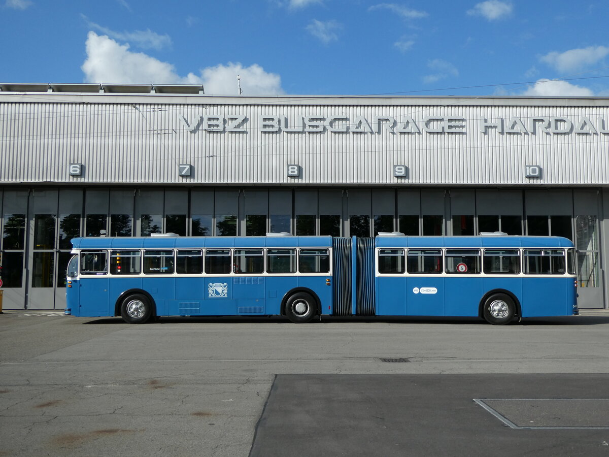 (236'370) - VBZ Zrich (TMZ) - Nr. 540/ZH 187'540 - Saurer/Saurer (ex Nr. 7540; ex Nr. 540) am 28. Mai 2022 in Zrich, Garage Hardau