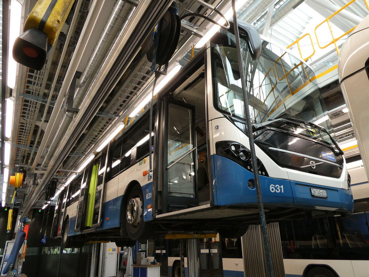 (236'455) - VBZ Zrich - Nr. 631/ZH 745'631 - Volvo am 28. Mai 2022 in Zrich, Garage Hardau