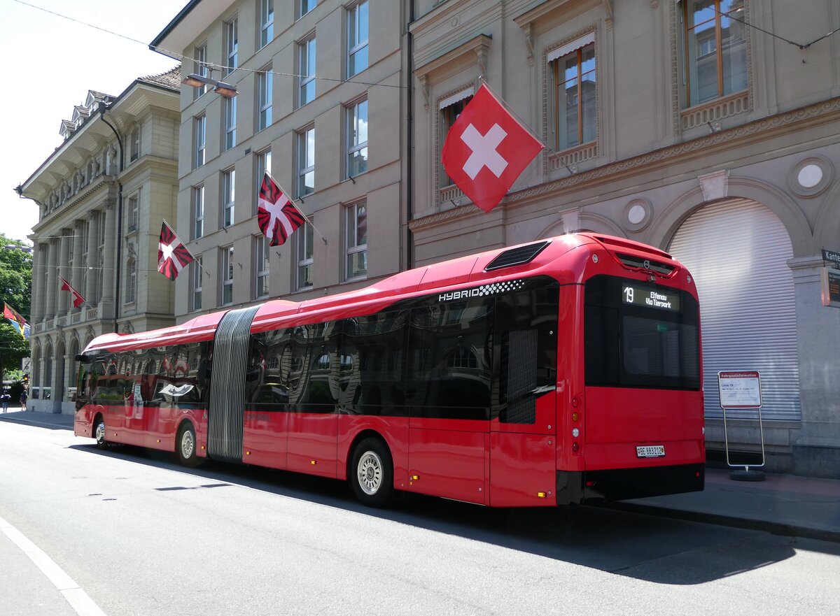 (236'510 - Bernmobil, Bern - Nr. 212/BE 883'212 - Volvo am 29. Mai 2022 beim Bahnhof Bern