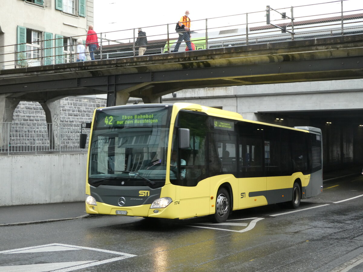 (237'414) - STI Thun - Nr. 174/BE 752'174 - Mercedes am 24. Juni 2022 in Thun, Frutigenstrasse