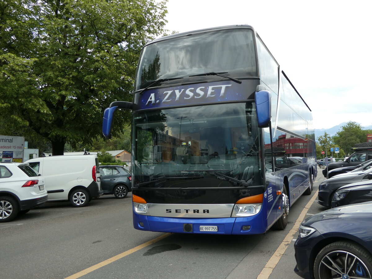 (237'736) - Zysset, Kirchdorf - Nr. 99/BE 997'755 - Setra am 30. Juni 2022 in Thun, CarTerminal